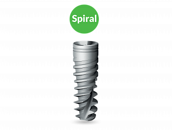 Имплантат SPIRAL IH 1356, диаметр 3,75мм, длина 16,0мм, Alpha‑Bio Tec
