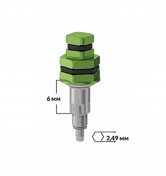 Имплантовод с динамометрическим ключом или отверткой CS Implant Driver короткий ITD2.5 S, Alpha‑Bio Tec